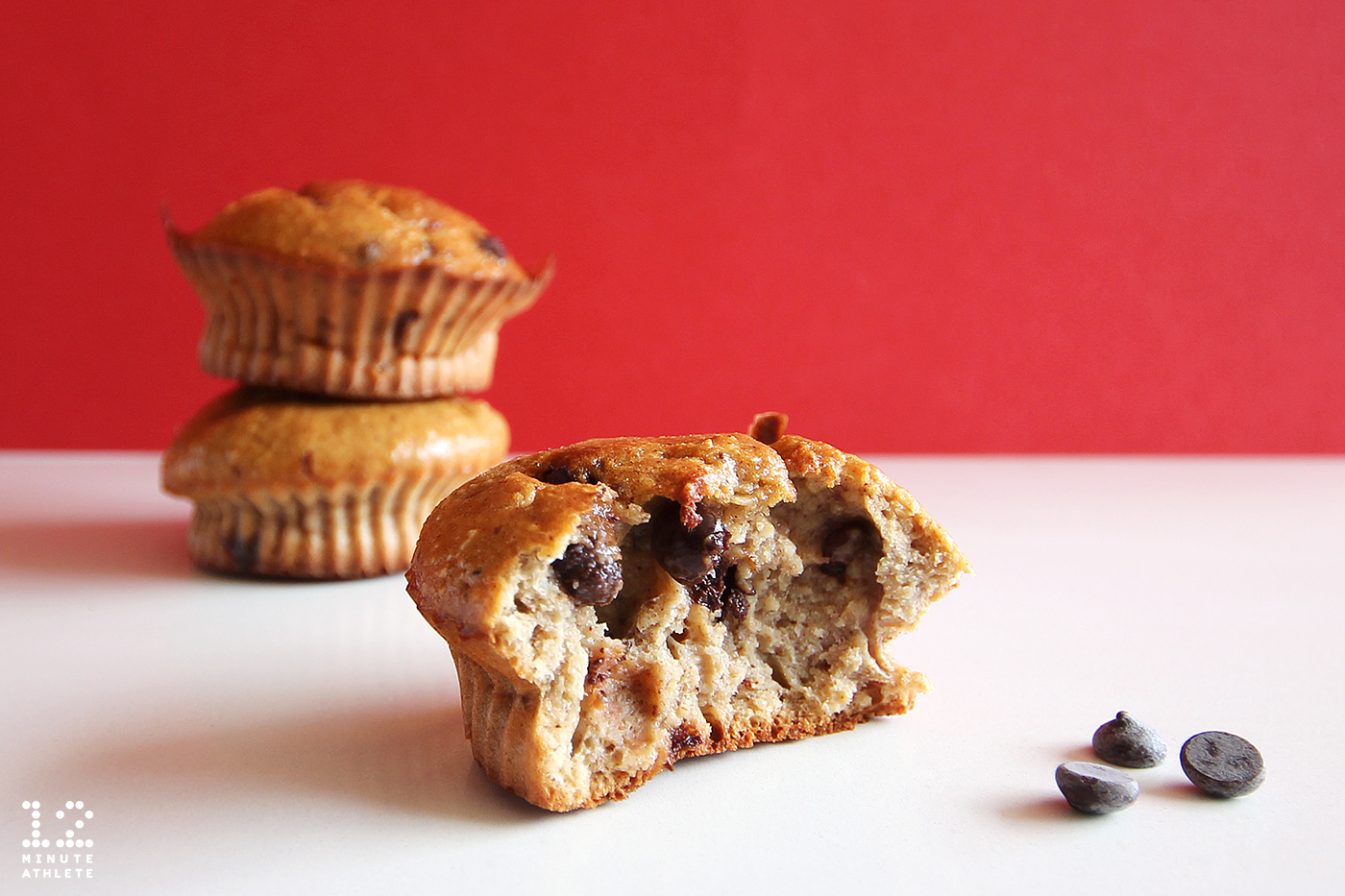 Banana Chocolate Chip Protein Muffins 12 Minute Athlete
